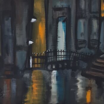 제목이 "Another bridge to b…"인 미술작품 Inke Bemelmans로, 원작, 아크릴