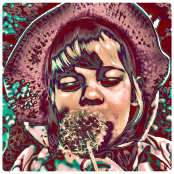 Digital Arts titled "DANDELION DAYS V.2" by Go.Rk.Art, Original Artwork, 2D Digital Work