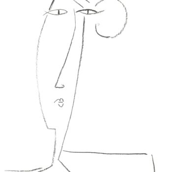 Dessin intitulée "Dessin fusain I" par Richard Boigeol, Œuvre d'art originale, Fusain