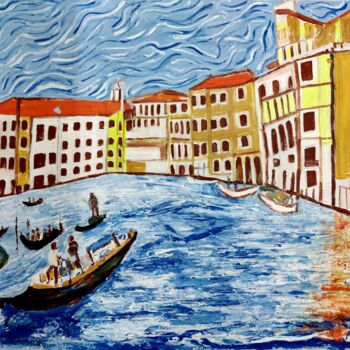 Pittura intitolato "GORGEOUS SCENE" da Yes, Opera d'arte originale, Acrilico