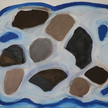 Painting titled "A2" by Marc Barn, Original Artwork, Oil
