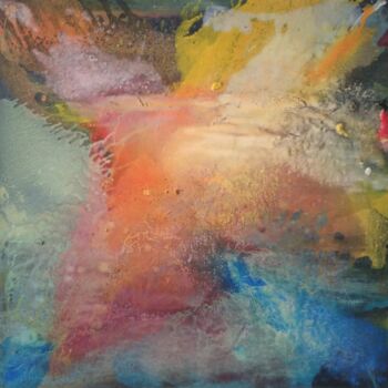 Painting titled "oil on canvas 312" by David Vayer, Original Artwork, Oil Mounted on Wood Stretcher frame