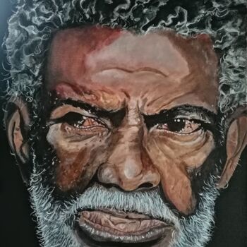 Painting titled "Parfum d'Ancêtres" by Nicolas Alibar, Original Artwork, Acrylic