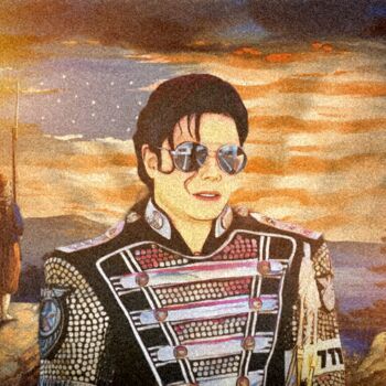 「Michael Jackson」というタイトルのデジタルアーツ Phoenix Artsによって, オリジナルのアートワーク, デジタル絵画