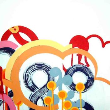 Ζωγραφική με τίτλο "Growth 2" από Hugh Mccarthy, Αυθεντικά έργα τέχνης
