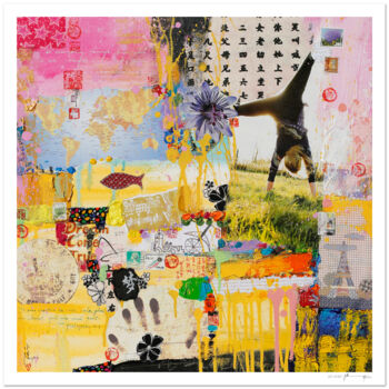 Printmaking titled "Dream come true - T…" by Xiaoyang Galas, Original Artwork, Digital Print