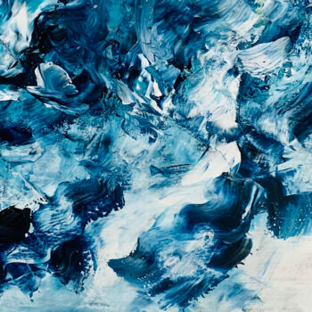 Painting titled "Abysse" by Anddart, Original Artwork, Acrylic