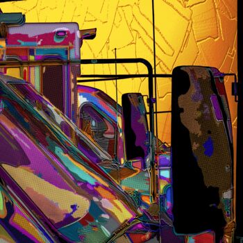 数字艺术 标题为“The Short Buses - G…” 由Blamemrken, 原创艺术品, 数字油画