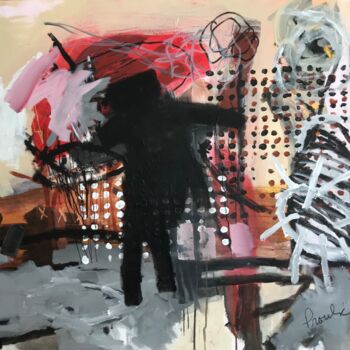 Peinture intitulée "La danse de l'été!" par Johanne Proulx, Œuvre d'art originale, Acrylique