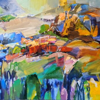 Painting titled "Composition / Love…" by Armen Ghazayran (Nem), Original Artwork, Acrylic