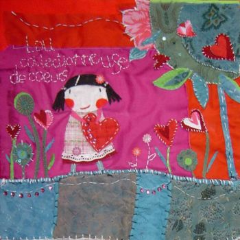 Peinture intitulée "LOU, COLLECTIONNEUS…" par Catherine Suchocka, Œuvre d'art originale, Autre