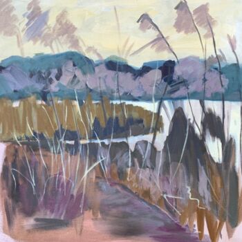 Картина под названием "In the Reeds" - Georgina Rey, Подлинное произведение искусства, Масло