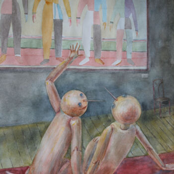 绘画 标题为“Admiration.” 由Aleksandr Tkachenko, 原创艺术品, 水彩