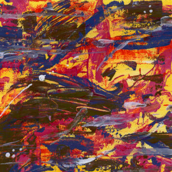 Pittura intitolato "I'LL GO WITH YOU BU…" da Rena Matha, Opera d'arte originale, Acrilico