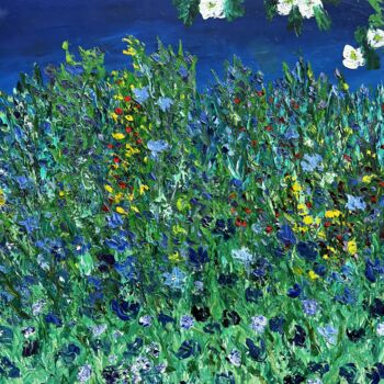 Painting titled "IN GOOD COMPANY" by Philippe Ceulemans, Original Artwork, Oil