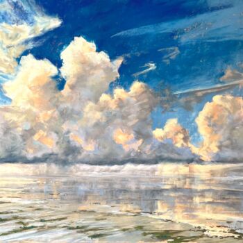 제목이 "Music of the morning"인 미술작품 Katerina Pyatakova로, 원작, 파스텔