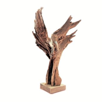 雕塑 标题为“NIKA. Wood abstract…” 由Lara Shabelnik, 原创艺术品, 木
