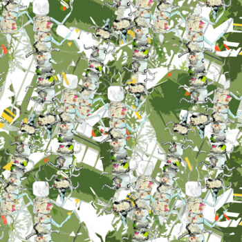 「the garden in my cl…」というタイトルのデジタルアーツ Timacy Stuidoによって, オリジナルのアートワーク, デジタル絵画