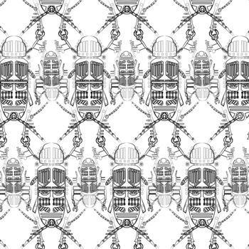 数字艺术 标题为“mechanical insect” 由Timacy Stuido, 原创艺术品, 数字油画