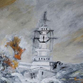 Pintura titulada "Storm Patrol" por Richard Ward, Obra de arte original, Acrílico