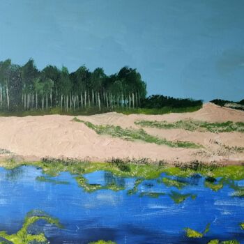 "Vrouwenpolder 6" başlıklı Tablo Karel Liefooghe tarafından, Orijinal sanat, Akrilik