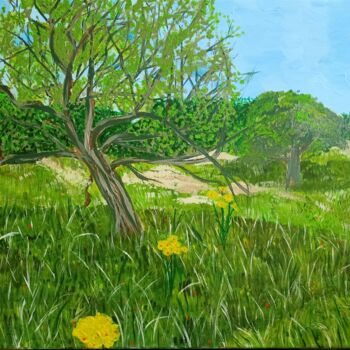 "Vrouwenpolder 10" başlıklı Tablo Karel Liefooghe tarafından, Orijinal sanat, Akrilik