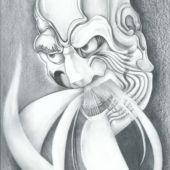 Drawing titled "STUDY ON LIGHT AND…" by Eduardo Bustos Segovia, Original Artwork, Pencil Mounted on Cardboard