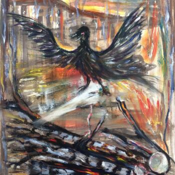 제목이 "Phoenix flies out o…"인 미술작품 Steve Phillips로, 원작, 기름