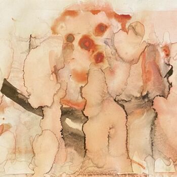 Painting titled "how they see you wh…" by Sergei Kozachenko, Original Artwork, Ink