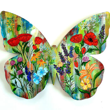 Painting titled "Garden of Love" by Tamara Bakhsinyan, Original Artwork, Acrylic