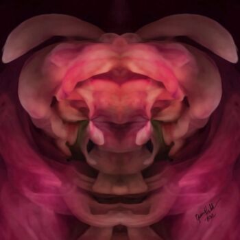 Fotografia intitolato "Flower Bug Photogra…" da Queennoble, Opera d'arte originale, Fotografia manipolata