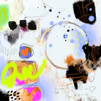 Digitale Kunst getiteld "Whatchamacallit - É…" door Chantal Proulx, Origineel Kunstwerk, Digitaal Schilderwerk