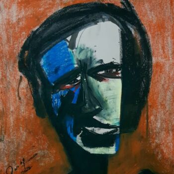 Painting titled "insane" by Tashfeen Rizwan, Original Artwork, Oil