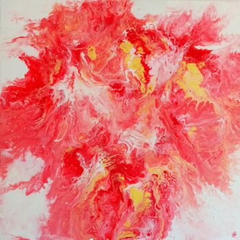 Peinture intitulée "LA FUERZA DEL AMOR" par María Del Carmen Pérez, Œuvre d'art originale, Acrylique Monté sur Châssis en bo…