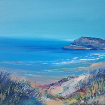 Pintura intitulada "Seaside dunes" por Alexandra Ghimisi, Obras de arte originais, Acrílico