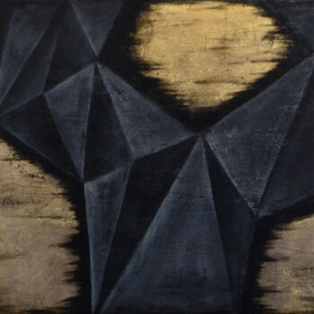 Painting titled "Facets" by Julie Max, Original Artwork, Acrylic