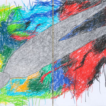 Painting titled ""..and the moment i…" by Giulio Benatti, Original Artwork, Pastel