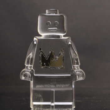 Escultura intitulada "MiniBasquiat" por Vincent Sabatier (VerSus), Obras de arte originais, Resina