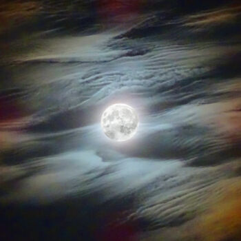 「Full Moon Paris #2」というタイトルの写真撮影 Pascal Carro (ORAK)によって, オリジナルのアートワーク, デジタル
