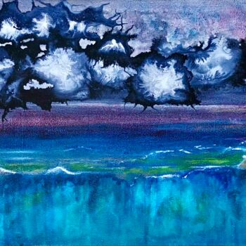 绘画 标题为“What's beneath #2-…” 由Monique Boudreau, 原创艺术品, 墨