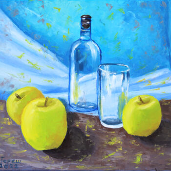绘画 标题为“"Apple still life"” 由Tetiana Teresh, 原创艺术品, 油
