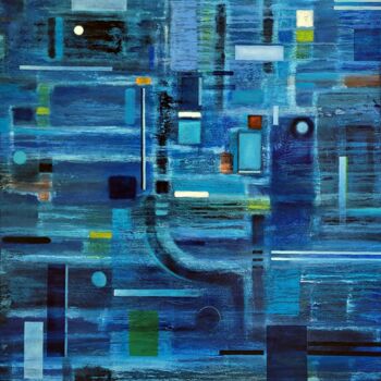 Peinture intitulée "Sans titre VII" par Pascal Buffard, Œuvre d'art originale, Huile