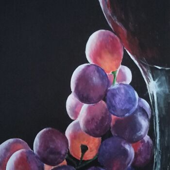 Peinture intitulée "Grains de folie" par Sylvie Lescan, Œuvre d'art originale, Acrylique Monté sur Châssis en bois