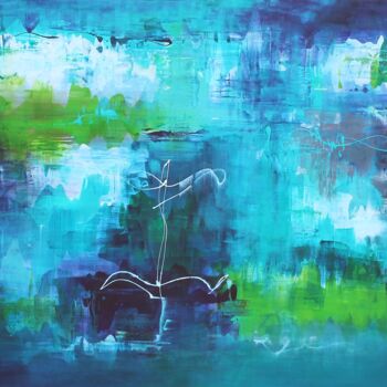 Painting titled "Everything Changes" by Paresh Nrshinga F R S A, Original Artwork, Acrylic Mounted on Wood Stretcher frame