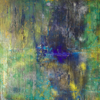 Painting titled "HAPPINESS IS EASY V…" by Martin Ecker, Original Artwork, Oil