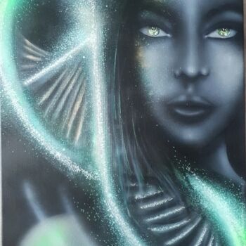 Peinture intitulée "" Transmutation of…" par Cel . B, Œuvre d'art originale, Acrylique