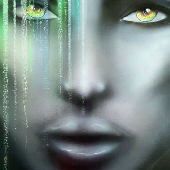Peinture intitulée "" Remember "" par Cel . B, Œuvre d'art originale, Acrylique