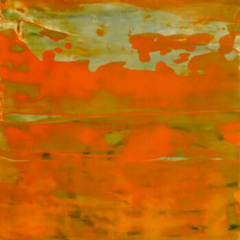 「"Tangerine Sky"」というタイトルの絵画 Mark S. Thomasによって, オリジナルのアートワーク, アクリル