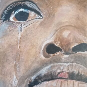 Painting titled "IT'S OVER..." by Nicolas Alibar, Original Artwork, Acrylic
