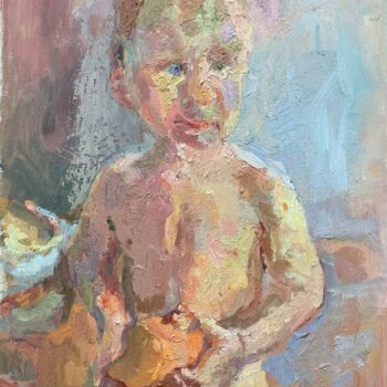 Peinture intitulée "Alan" par Ekaterina Belukhina, Œuvre d'art originale, Huile Monté sur Châssis en bois
